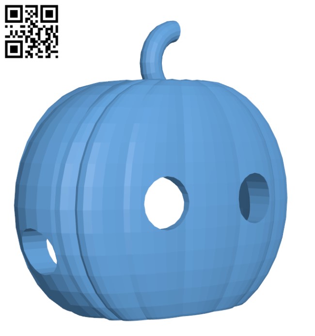 Pumkin Mask for Halloween H000952 file stl free download 3D Model for CNC and 3d printer