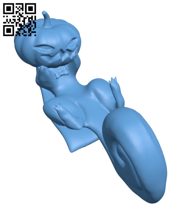 Pumkin Waifu H000953 file stl free download 3D Model for CNC and 3d printer
