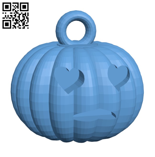 Pumkin keyring H000951 file stl free download 3D Model for CNC and 3d printer