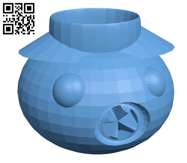 Pumpkin candle holder H001169 file stl free download 3D Model for CNC and 3d printer