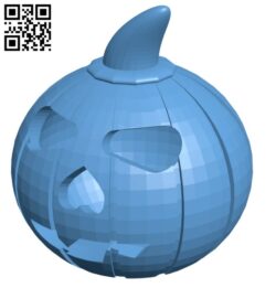 Pumpkin halloween H001299 file stl free download 3D Model for CNC and 3d printer