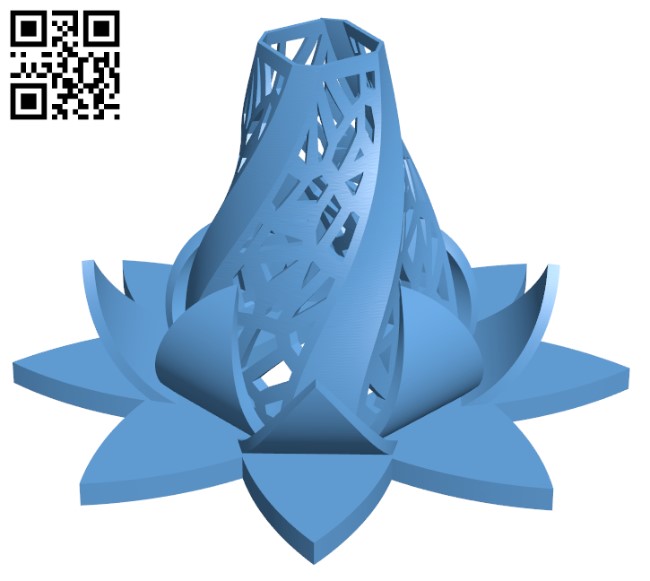 Radiant Blossom H000709 file stl free download 3D Model for CNC and 3d printer