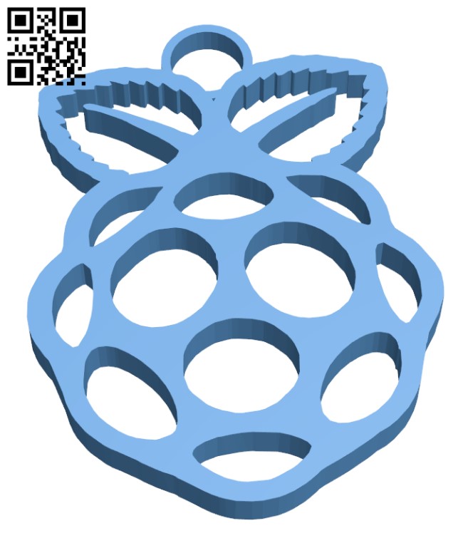 Raspberry Pi Christmas Tree Decoration H001301 file stl free download 3D Model for CNC and 3d printer