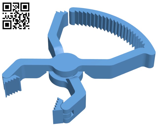 Ratchet clamp print-in-place Set H000598 file stl free download 3D Model for CNC and 3d printer