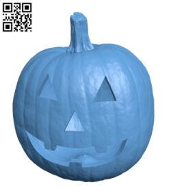 Realistic Jack O lantern – Halloween H000957 file stl free download 3D Model for CNC and 3d printer