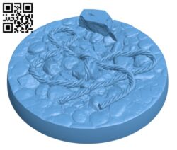 Round bases H000513 file stl free download 3D Model for CNC and 3d printer