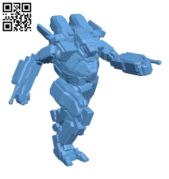 SDR-A Spider (Anansi) for Battletech - Robot H000649 file stl free download 3D Model for CNC and 3d printer