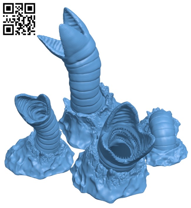 Sandworm H000514 file stl free download 3D Model for CNC and 3d printer