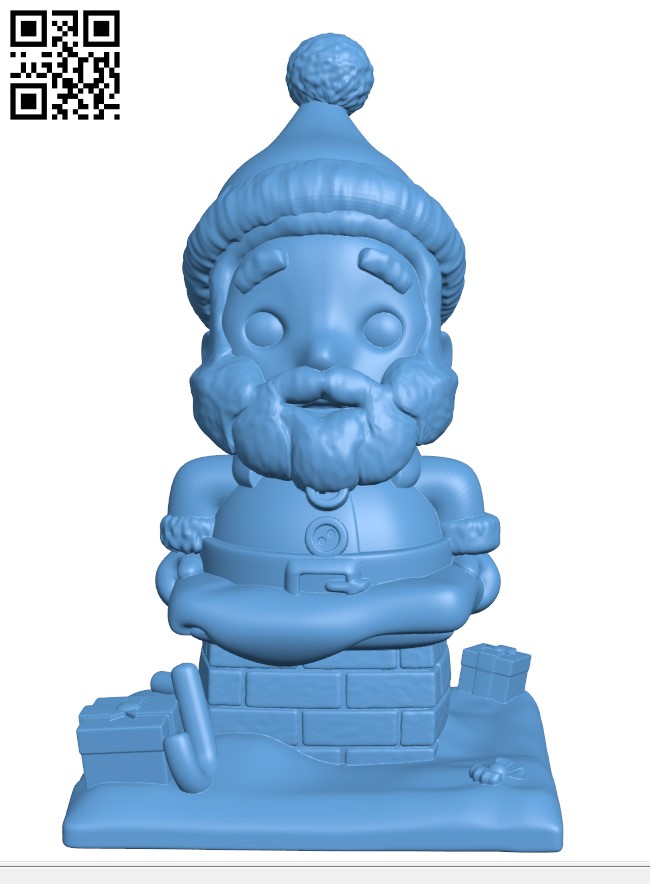 Santa Claus Trapped UP H001062 file stl free download 3D Model for CNC and 3d printer