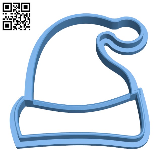 Santa Hat Cookie Cutter H001182 file stl free download 3D Model for CNC and 3d printer