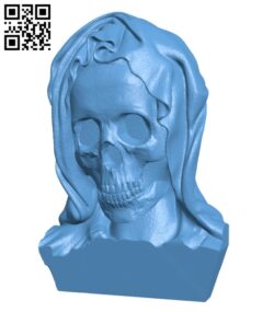 Santa Muerte wall edition H001186 file stl free download 3D Model for CNC and 3d printer