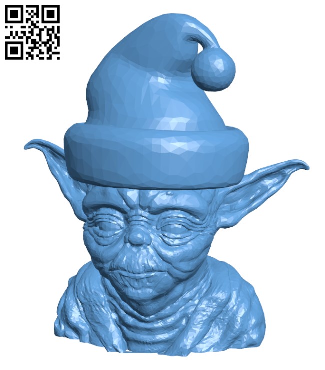 Santa Yoda H001192 file stl free download 3D Model for CNC and 3d printer