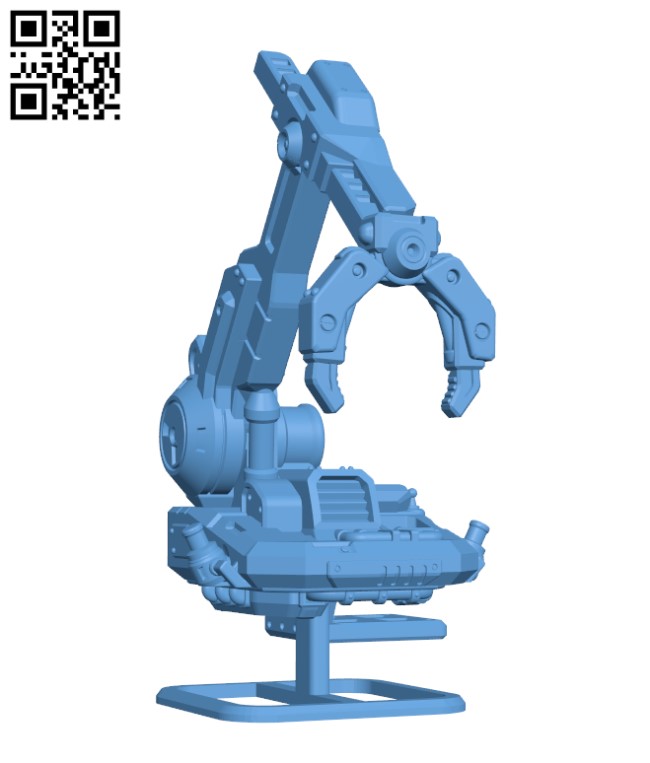 Sci-fi grav crane Griffin H000679 file stl free download 3D Model for CNC and 3d printer