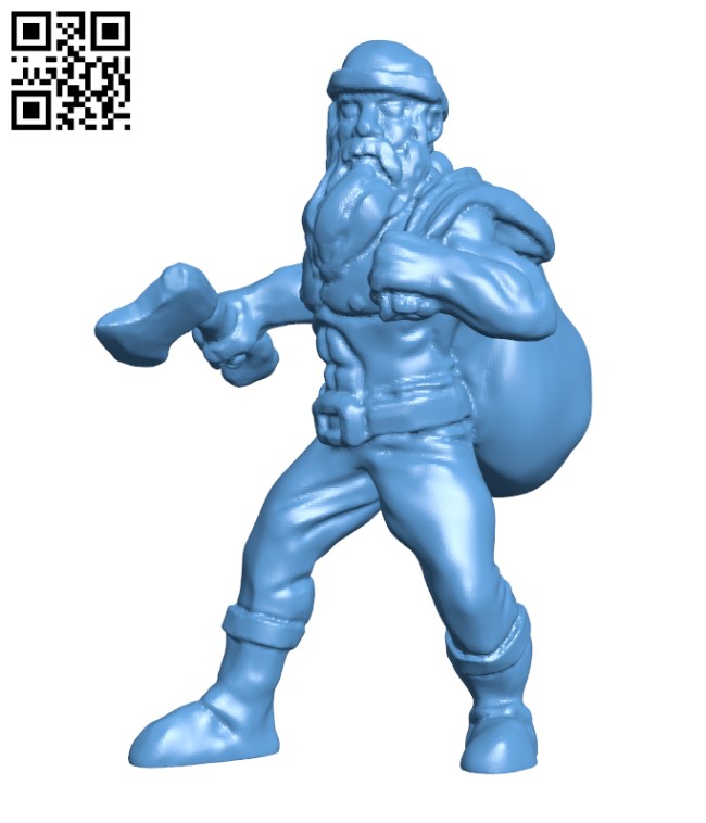 Sexy Santa H001194 file stl free download 3D Model for CNC and 3d printer