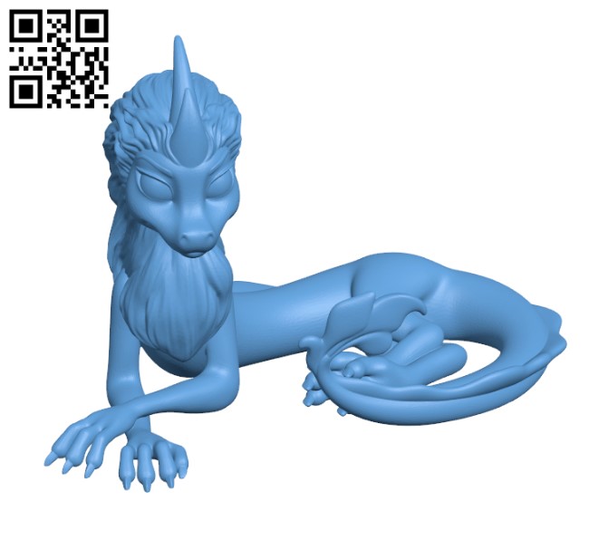 Sisu the Dragon H000573 file stl free download 3D Model for CNC and 3d printer
