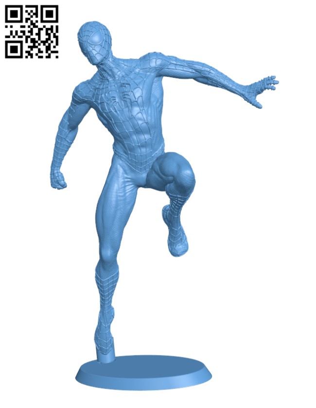 Spiderman - Superhero H000745 file stl free download 3D Model for CNC and 3d printer