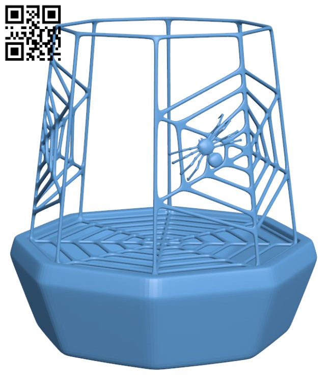 Spiderweb Lantern for Halloween H001250 file stl free download 3D Model for CNC and 3d printer