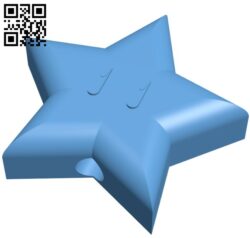 Star Mario Xmas Tree Topper H001311 file stl free download 3D Model for CNC and 3d printer