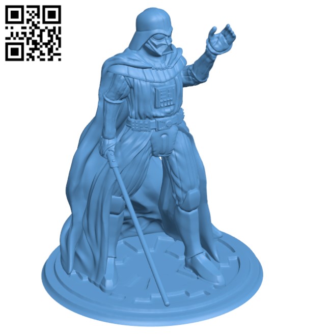 Star Wars - Darth Vader H000713 file stl free download 3D Model for CNC and 3d printer