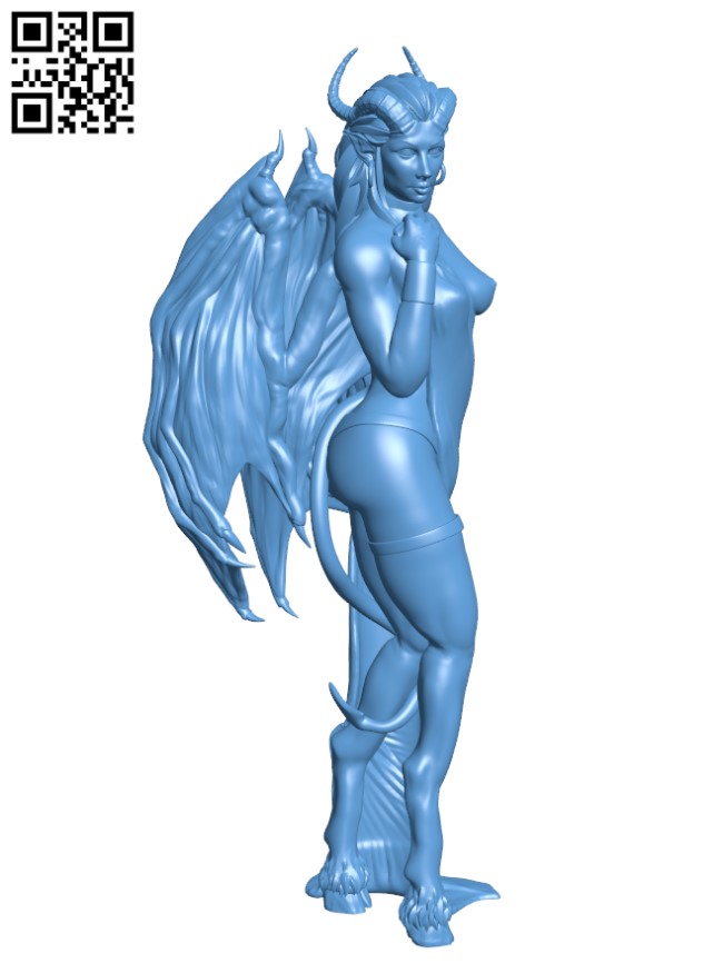 Succubus H000746 file stl free download 3D Model for CNC and 3d printer