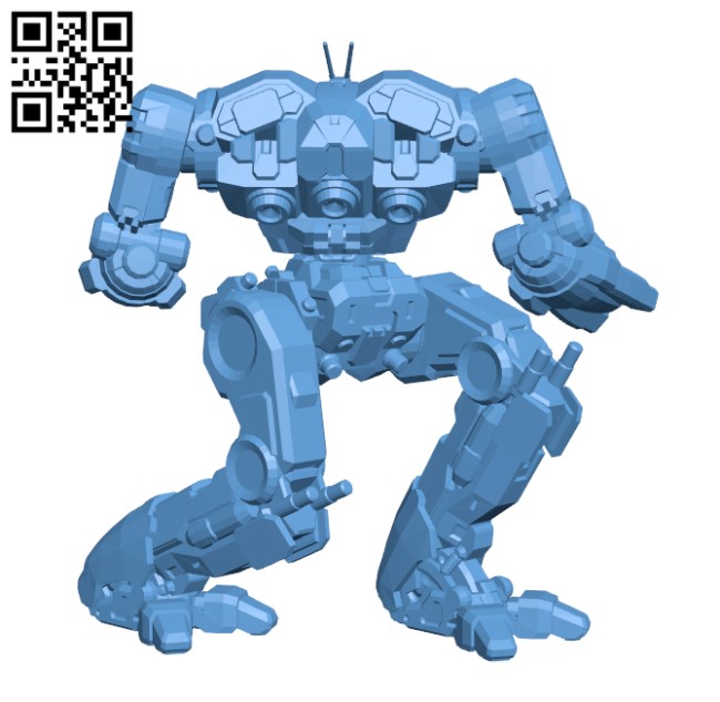 Supernova Prime for Battletech - Robot H000654 file stl free download 3D Model for CNC and 3d printer