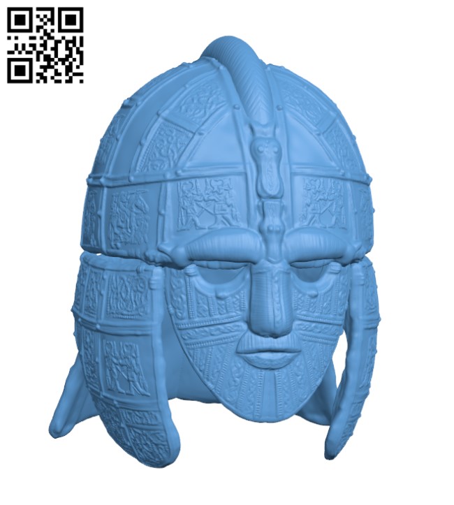 Sutton Hoo Helmet H000801 file stl free download 3D Model for CNC and 3d printer