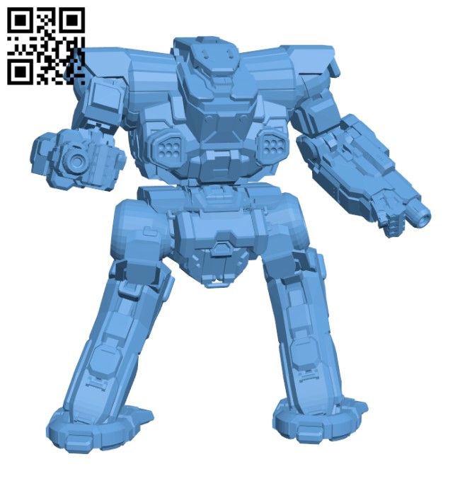 THG-11EB Thug for Battletech - Robot H000926 file stl free download 3D Model for CNC and 3d printer