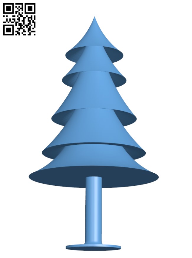 Table top Christmas tree H001312 file stl free download 3D Model for CNC and 3d printer