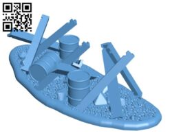 Tank Trap H000895 file stl free download 3D Model for CNC and 3d printer