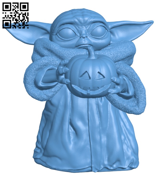 The Child - Halloween Edition H001313 file stl free download 3D Model for CNC and 3d printer