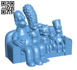 The Simpsons H000804 file stl free download 3D Model for CNC and 3d printer