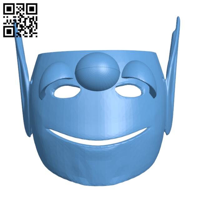 Triple Eyes Alien Mask - Halloween H001135 file stl free download 3D Model for CNC and 3d printer