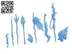 Triton Weapons H000719 file stl free download 3D Model for CNC and 3d printer