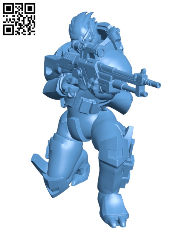 Turian soldier H000774 file stl free download 3D Model for CNC and 3d printer
