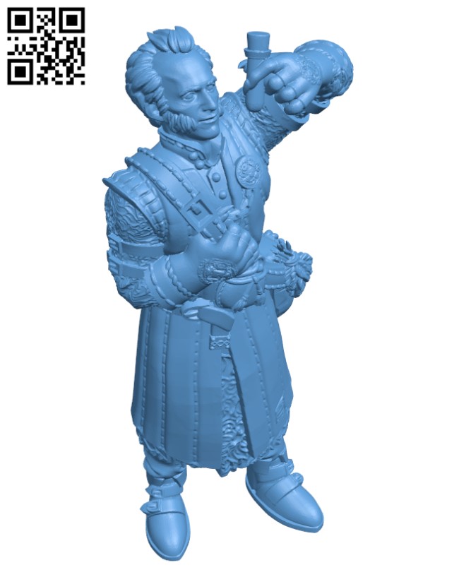 Vampire and alchemist H000546 file stl free download 3D Model for CNC and 3d printer