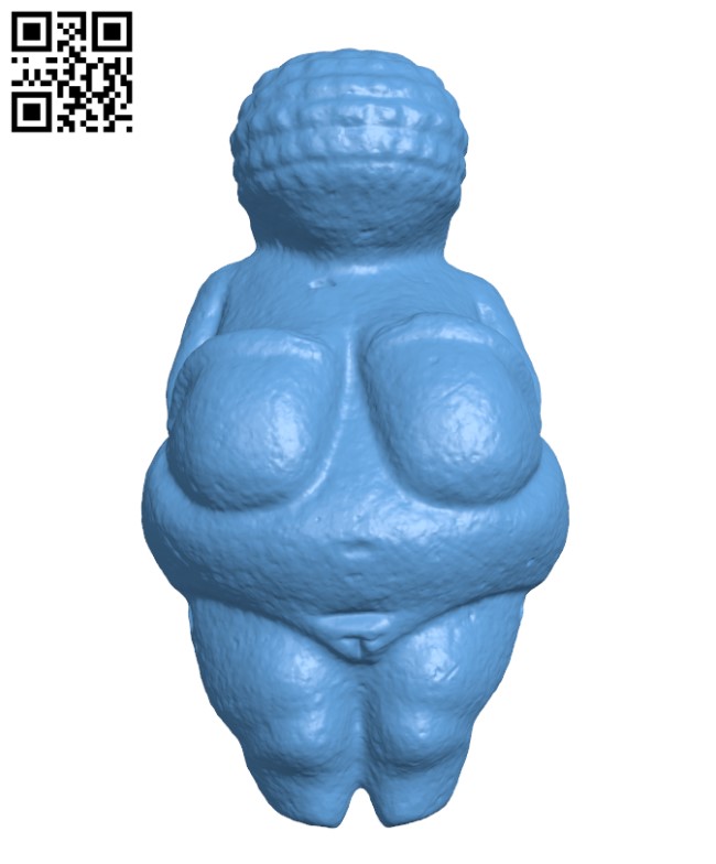Venus of Willendorf H000575 file stl free download 3D Model for CNC and 3d printer
