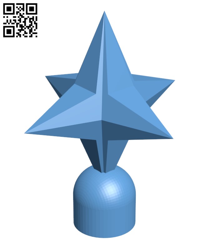 Xmas Tree Star H001199 file stl free download 3D Model for CNC and 3d printer