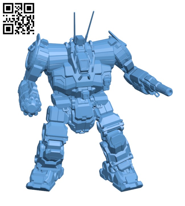 ZEU-5T Zeus for Battletech - Robot H000630 file stl free download 3D Model for CNC and 3d printer