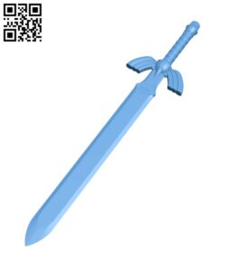 Zelda Master Sword H000868 file stl free download 3D Model for CNC and 3d printer