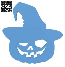 crazy halloween pumpkin H001142 file stl free download 3D Model for CNC and 3d printer
