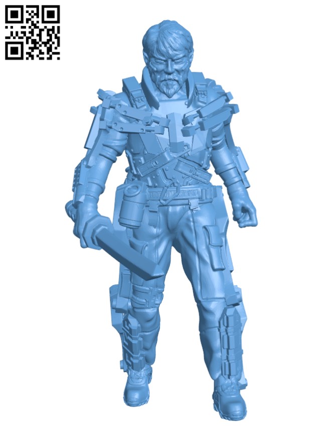 Agent Kruger H002268 file stl free download 3D Model for CNC and 3d printer