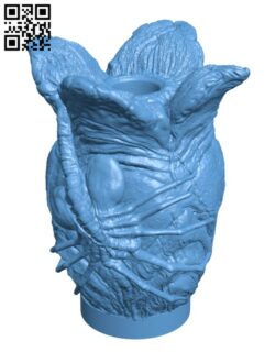 Alien Egg – Wacom Pen Holder H001918 file stl free download 3D Model for CNC and 3d printer