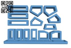 Arch Builder Puzzle Blocks H002208 file stl free download 3D Model for CNC and 3d printer