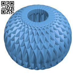 Array bauble H001859 file stl free download 3D Model for CNC and 3d printer