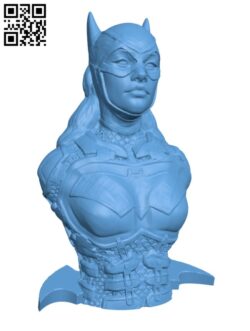 Batgirl H001922 file stl free download 3D Model for CNC and 3d printer