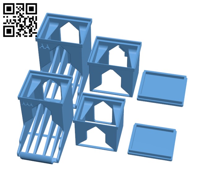 Battery Dispensers H002152 file stl free download 3D Model for CNC and 3d printer