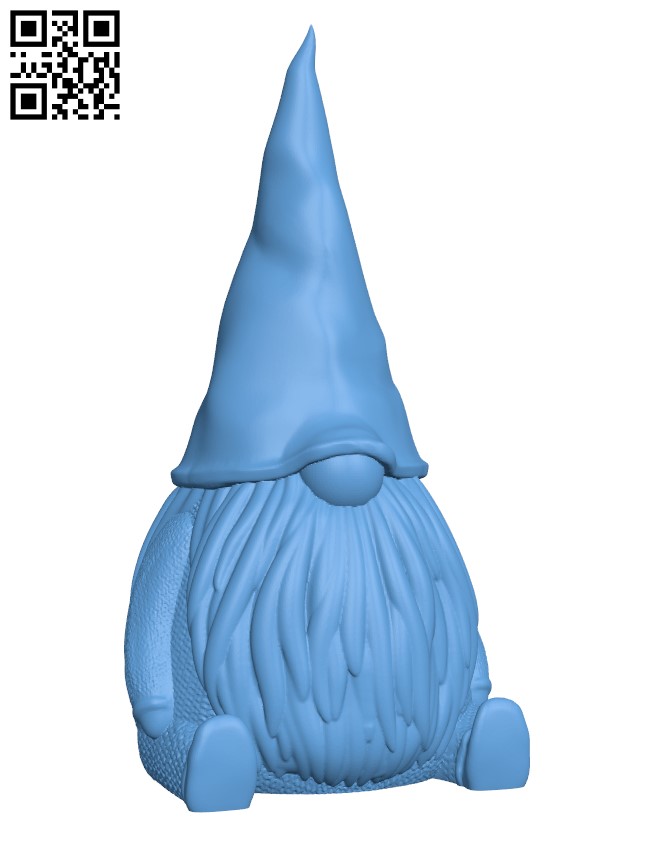 Bearded Gnome H001502 file stl free download 3D Model for CNC and 3d printer