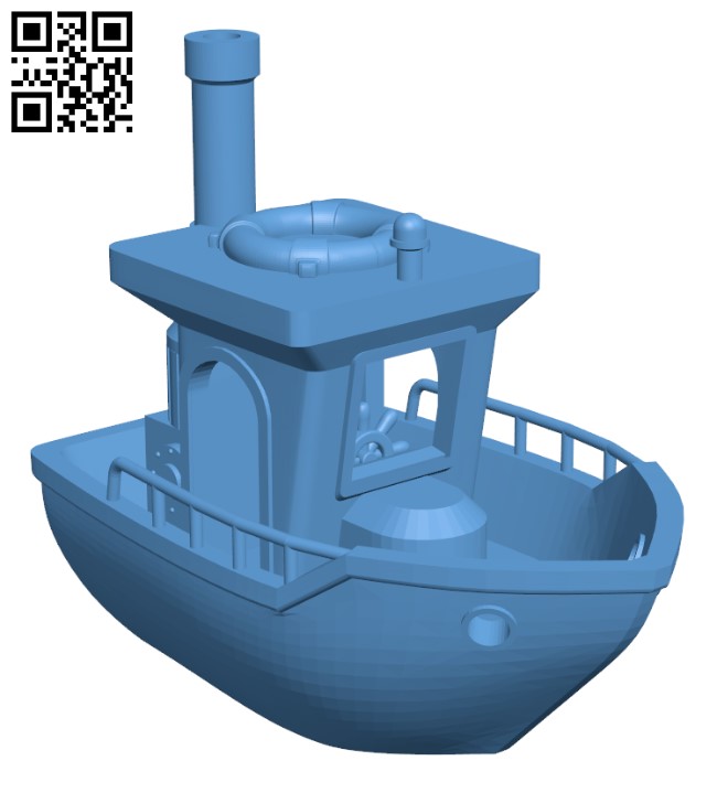 Ben the floating benchmark H002095 file stl free download 3D Model for CNC and 3d printer