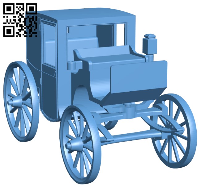 Brougham Carriage H001626 file stl free download 3D Model for CNC and 3d printer