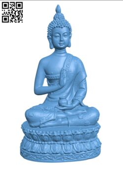 Buddha Statue H002214 file stl free download 3D Model for CNC and 3d printer
